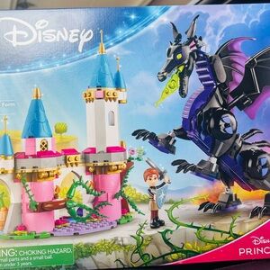 LEGO Disney Princess Enchanted Castle and Dragon Set - Pink, Blue, Black
